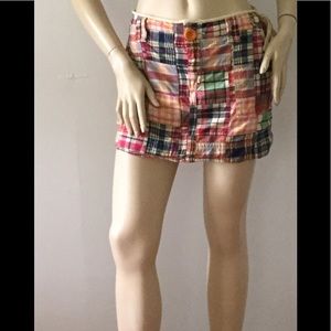 America Eagle Outfitters Sz12 Cotton Madras Skirt